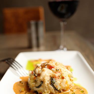 With Cajun lobster sauce