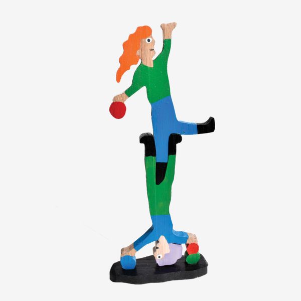 Judi Rosen Jugglers Wooden Sculpture Puzzle