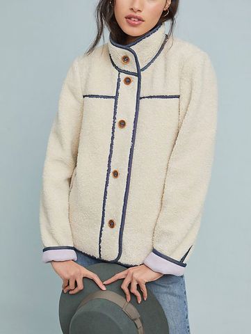 Piped Sherpa Jacket