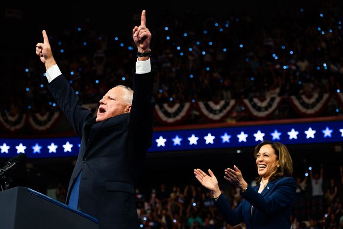 VP Kamala Harris Campaign Democratic vice presidential nominee Minnesota Governor Tim Walz