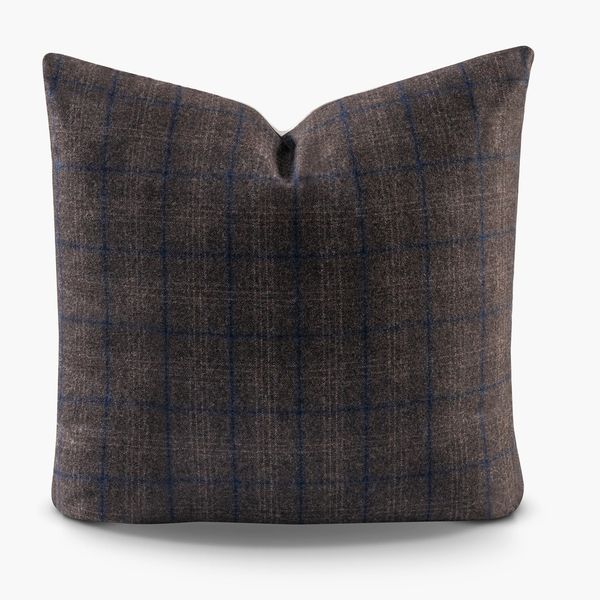 Ben Soleimani Wool Plaid Pillow