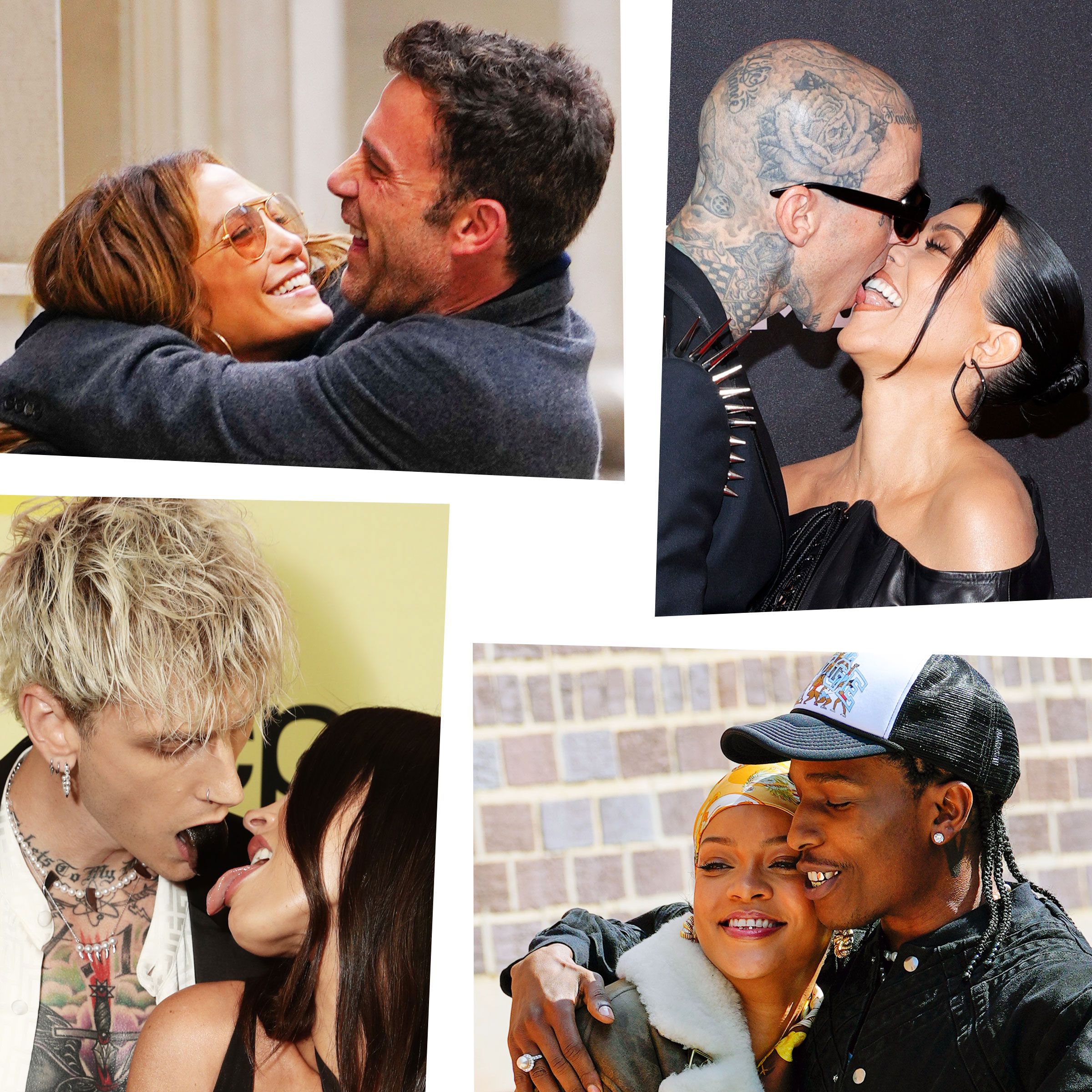 All the Celebrity Couples' PDAs We Witnessed in 2021