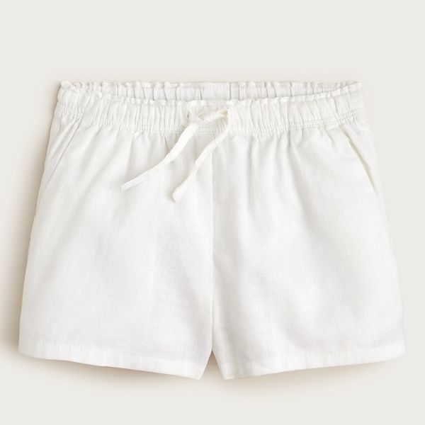 J. Crew Girls’ Soleil Short in Linen-cotton Blend