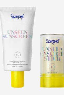 Supergoop Unseen Sunscreen Jumbo + Go Set