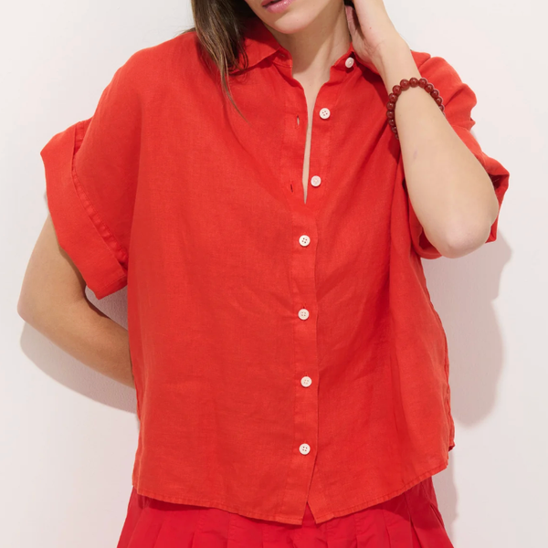 Alex Mill Maddie Blouse in Linen
