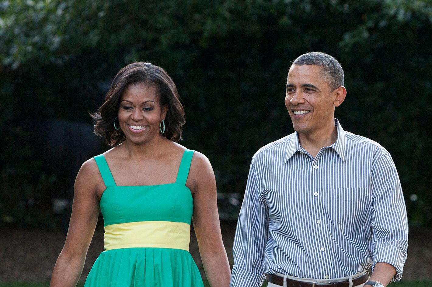 Michelle Obama Wore a Sundress on the South Lawn