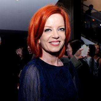 BEVERLY HILLS, CA - OCTOBER 28: Singer Shirley Manson of Garbage poses at the after party for the premiere of Focus Features' 