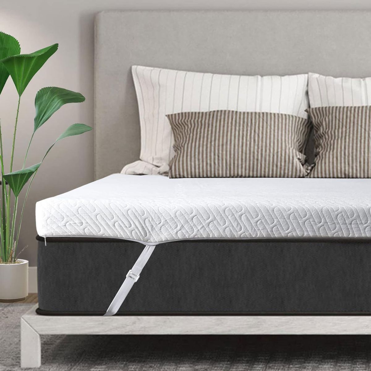 VALUXE Store 3 Inch Gel Memory Foam Mattress Topper