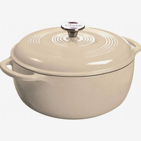 Lodge EC6D07 Enameled Dutch Oven, 6 qt, Sandalwood