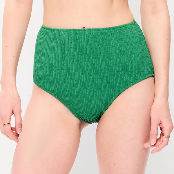Old Navy High-Waisted Ribbed Bikini Swim Bottoms