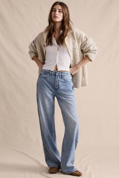 Banana Republic Mid-Rise Baggy-Straight Lightweight Jean