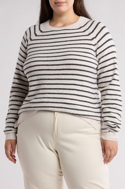 Caslon Raglan Sleeve Sweater - Plus Sizes