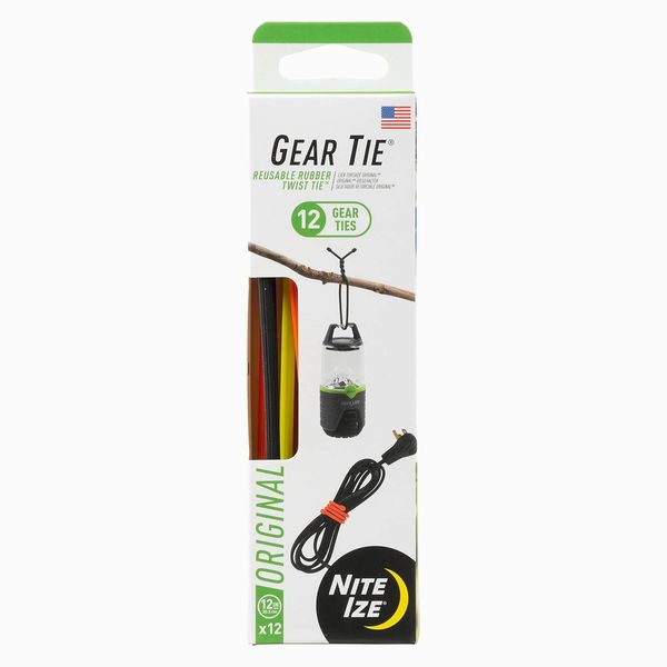 Nite Ize Gear Ties - Assorted, 12 pack