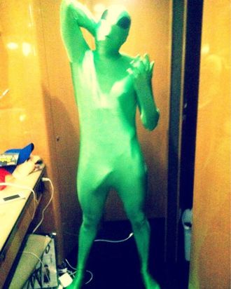 Chris Brown Body Suit Green
