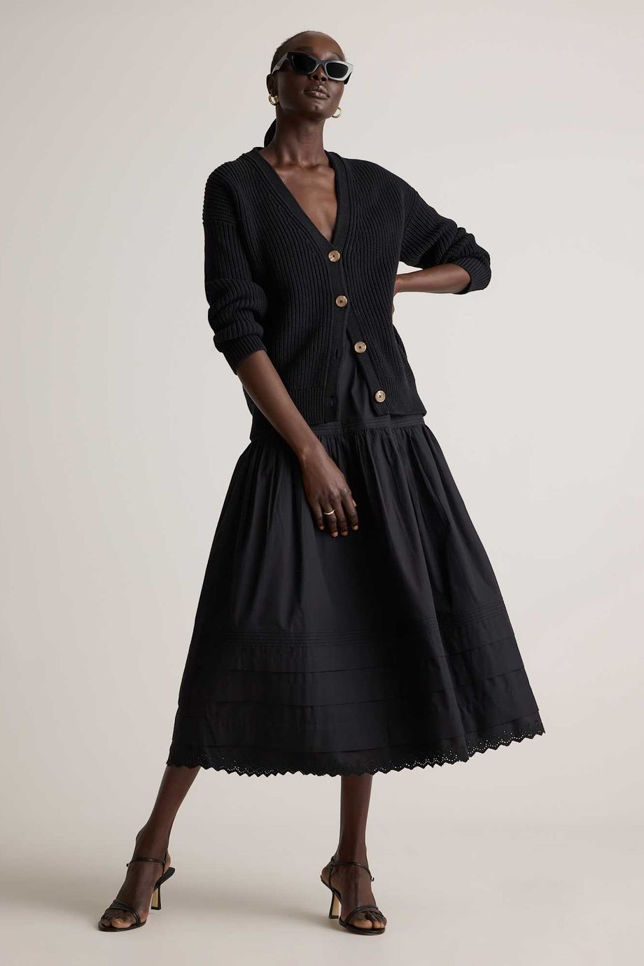 I Tried All the Under-$150 Cotton Poplin Maxi Skirts
