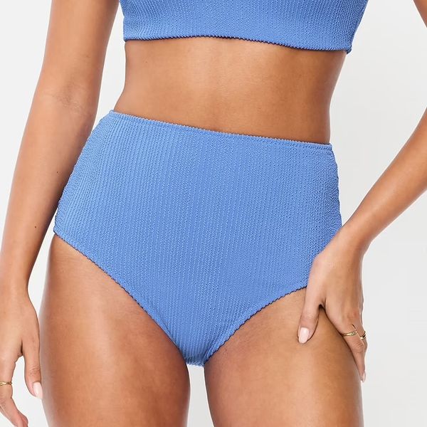 Old Navy High-Waisted Ribbed Bikini Swim Bottoms