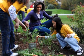 US First lady Michelle Obama hosts a fal