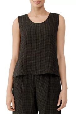 Camiseta sin mangas con cuello redondo de Eileen Fisher