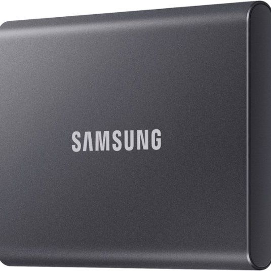 Samsung - T7 1 TB external portable SSD with USB 3.2 Gen 2 and hardware encryption