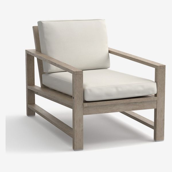 Pottery Barn Indio Eucalyptus Outdoor Lounge Chair