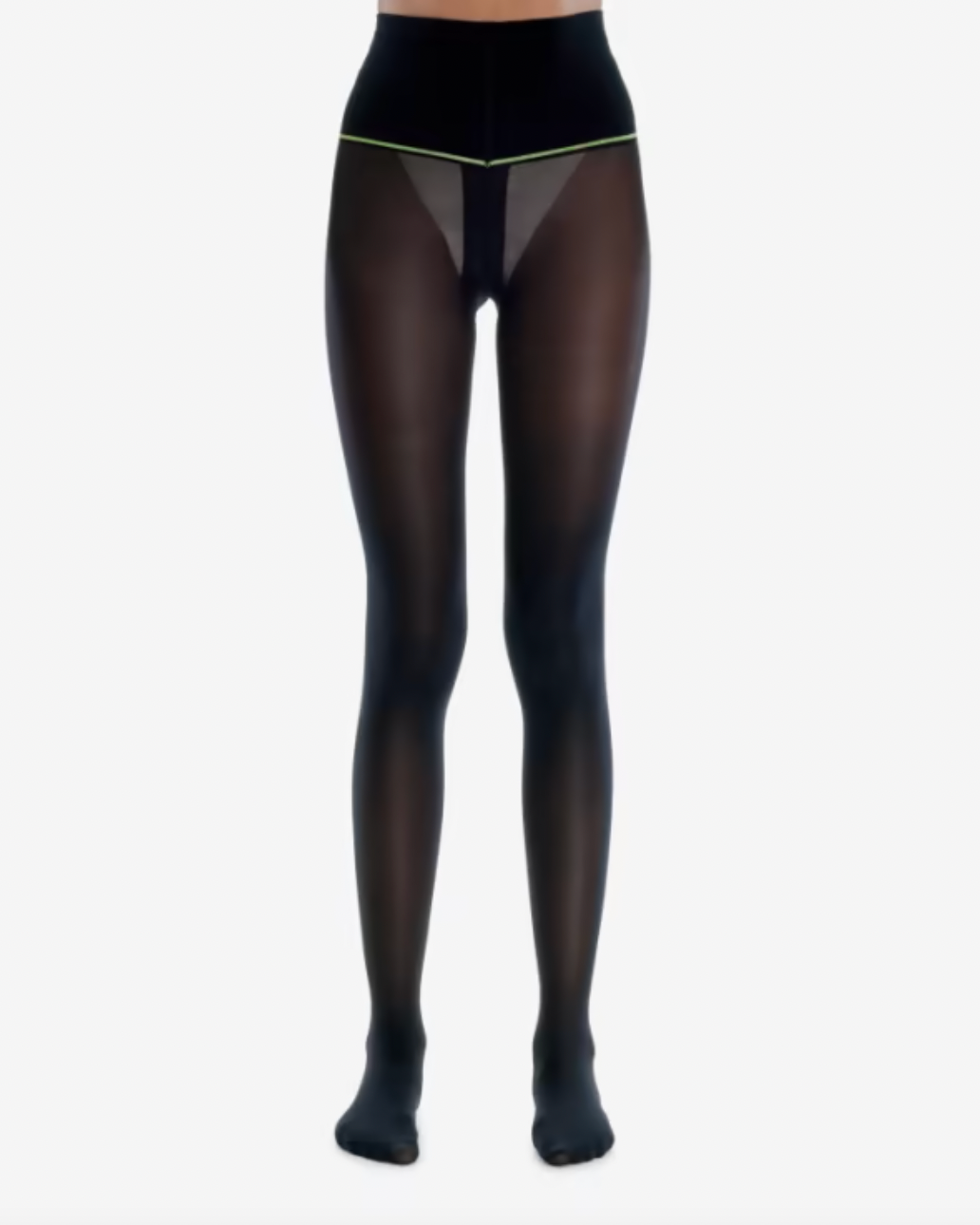 Sheer Tights with 10 Denier Material and Sheer To Waist Design