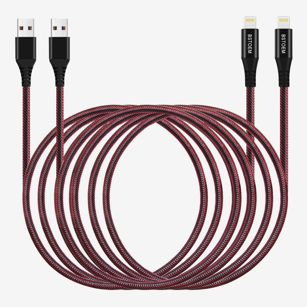 10-Foot iPhone Charger Cable, 2 Pack