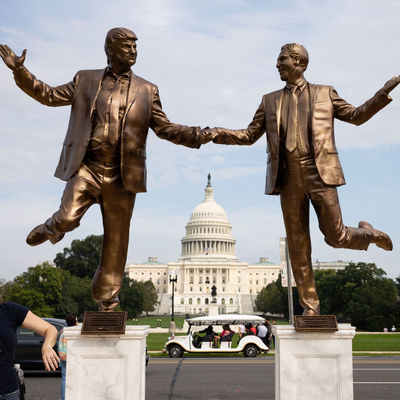 Who Made the Statues of Donald Trump and Jeffrey Epstein?
