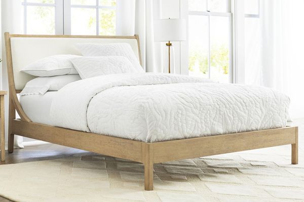 Pottery Barn Lyell Upholstered Bed (Queen)