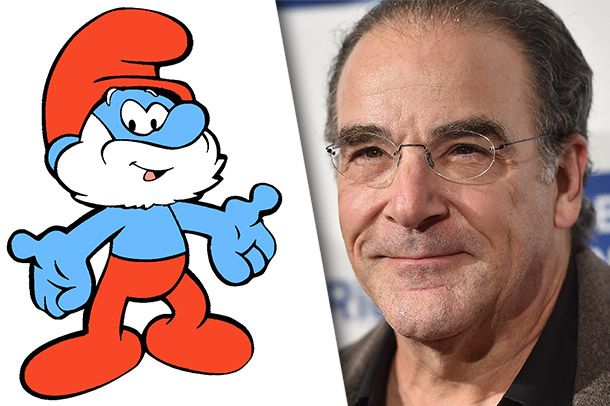 Mandy Patinkin Smurf Smurfing to Smurf Papa Smurf