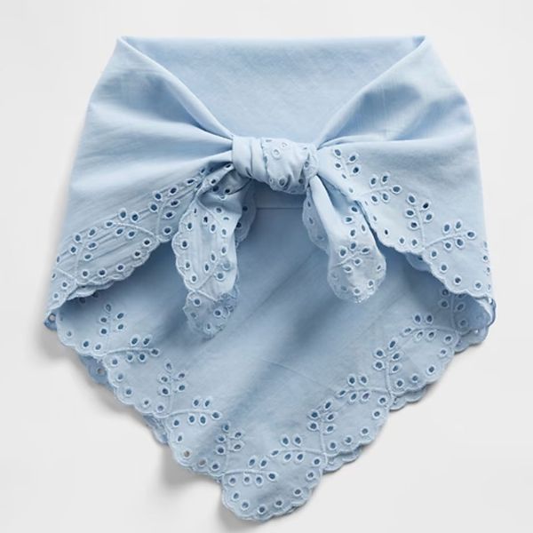 Gap Eyelet Bandana Scarf
