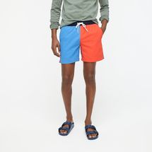 J. Crew 6” stretch swim trunk in colorblock