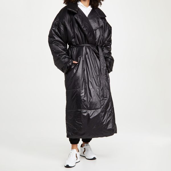 2021 Winter Warm Overcoat for Women’s Faux Fur Lining Coat Thick Windbreaker Jacket Trench Coat Long Hooded Jacket Gray