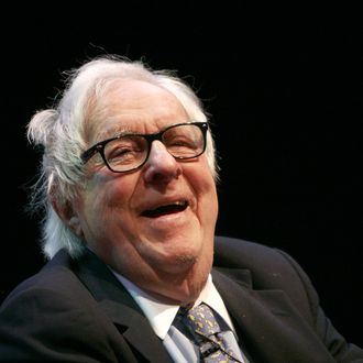 LOS ANGELES, CA - APRIL 28: Writer Ray Bradbury delivers a lecture at the 12th Annual L.A. Times Festival of Books at Royce Hall on the U.C.L.A. campus on April 28, 2007 in Los Angeles, California. (Photo by Charley Gallay/Getty Images)