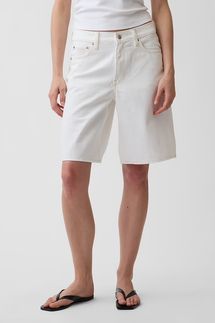 Gap 11” Mid Rise Longline Denim Shorts