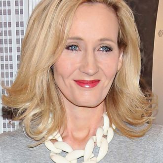 Author J.K. Rowling Visits The Empire State Building