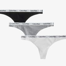 Calvin Klein Women’s Carousel Logo Cotton Thong Panty