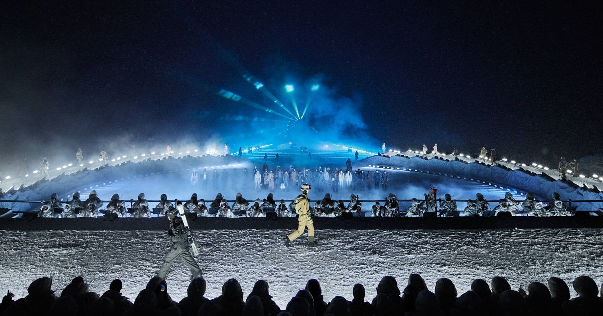 Moncler Built a Winter Wonderland in the French Alps