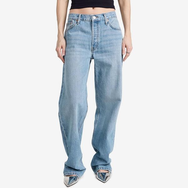 RE/DONE Women's Loose Long Jeans