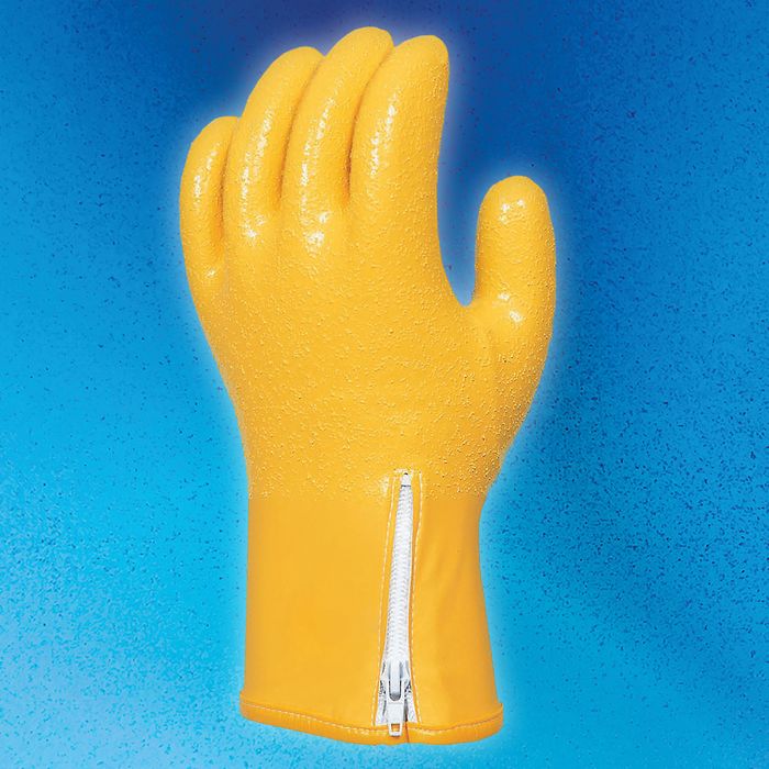 cold weather rubber gloves