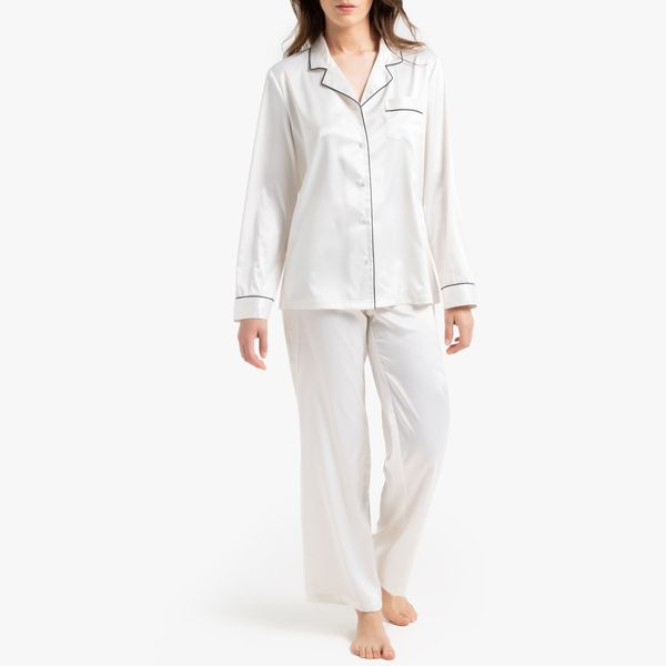Satin Long-Sleeved Pyjamas