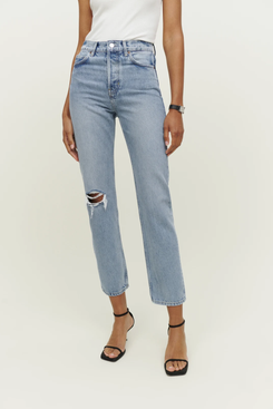 Reformation Cynthia High-Rise Straight Jeans