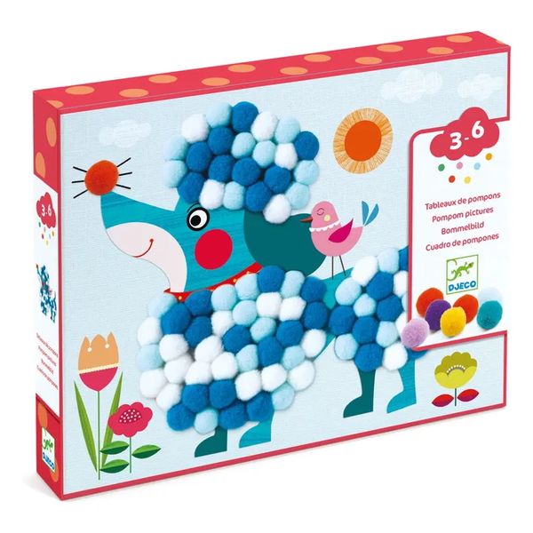 Djeco Pom Pom Pictures - Dogs