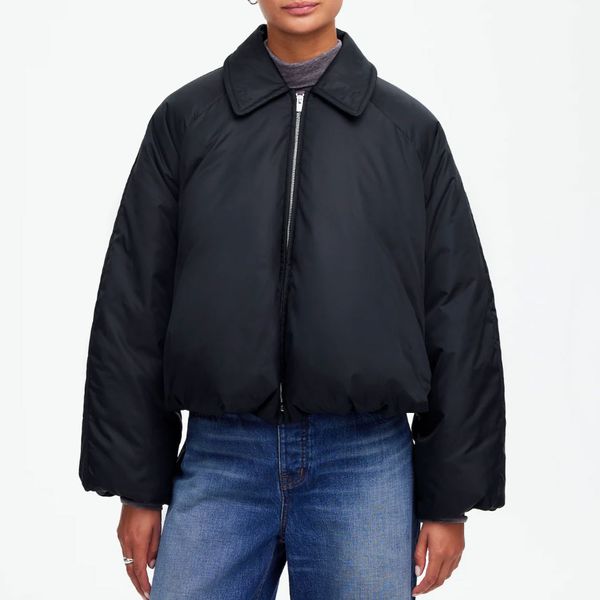 Madewell Bomber Puffer Jacket