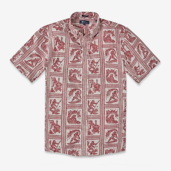 Reyn Spooner Island Water Sports Short Sleeve Button-Down Shirt