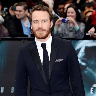 Actor Michael Fassbender attends the world premiere of 