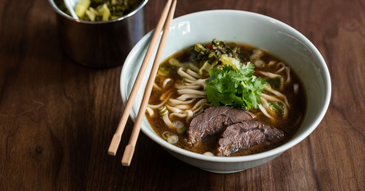 The star of the show: Taiwanese beef noodle soup., Photo: Melissa Hom