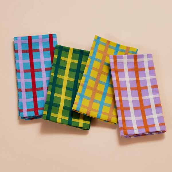 Dusen Dusen Woven Plaid Napkins