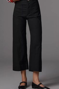 Maeve Colette Crop Wide-Leg Jeans
