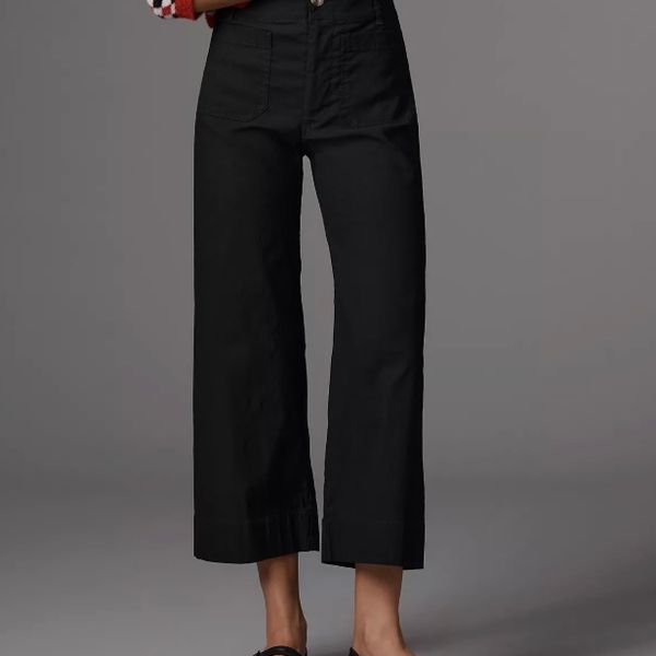 Maeve Colette Crop Wide-Leg Jeans