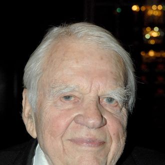NEW YORK - OCTOBER 21: Writer, humorist and television personality Andy Rooney attends the 18th Annual Broadcasting & Cable Hall of Fame Awards at the Waldorf Astoria Basildon Room on October 21, 2008 in New York City. (Photo by Joe Corrigan/Getty Images) *** Local Caption *** Andy Rooney